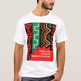 T-shirt Forte en esprit, audacieuse en coeur - Em d'inspir
