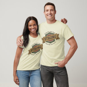 T-shirt Forte et courageuse - Motivational Kids Design