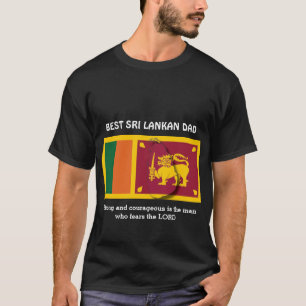 T-shirt Forte et courageuse   Personnalisé   SRI LANKAN DA