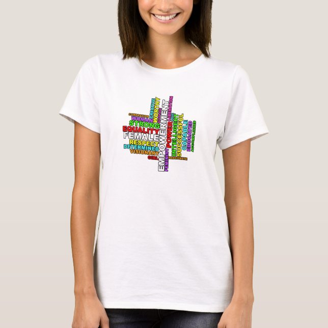 T-shirt Forte femme Word Cloud (Devant)