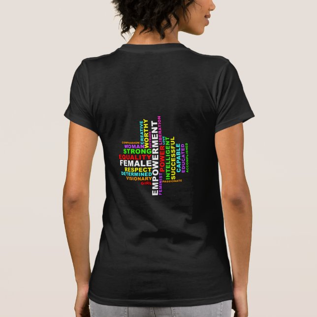 T-shirt Forte femme Word Cloud (Dos)