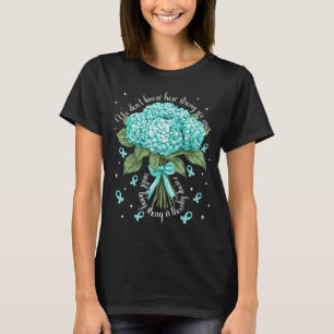 T-shirt Forte Hydrangée Cervical Cancer Sensibilisation