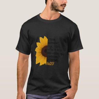T-shirt Forte Indépendance Loyale Déterminée Infirmière Su