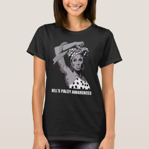 T-shirt Forte maman Afro Bell s Palsy Sensibilisation