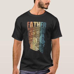 T-shirt Forte Père Noir Roi Africain Américain Naturel