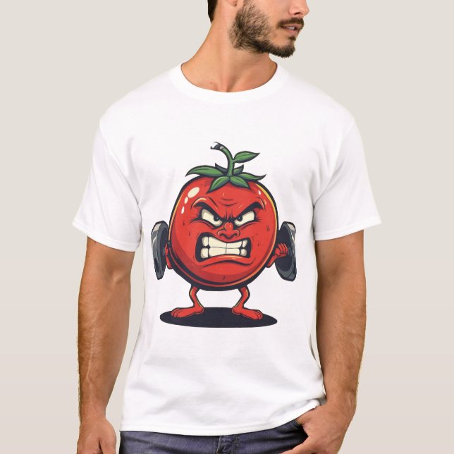 T-shirt Forte tomate : Fitness avec une torsion (Devant)