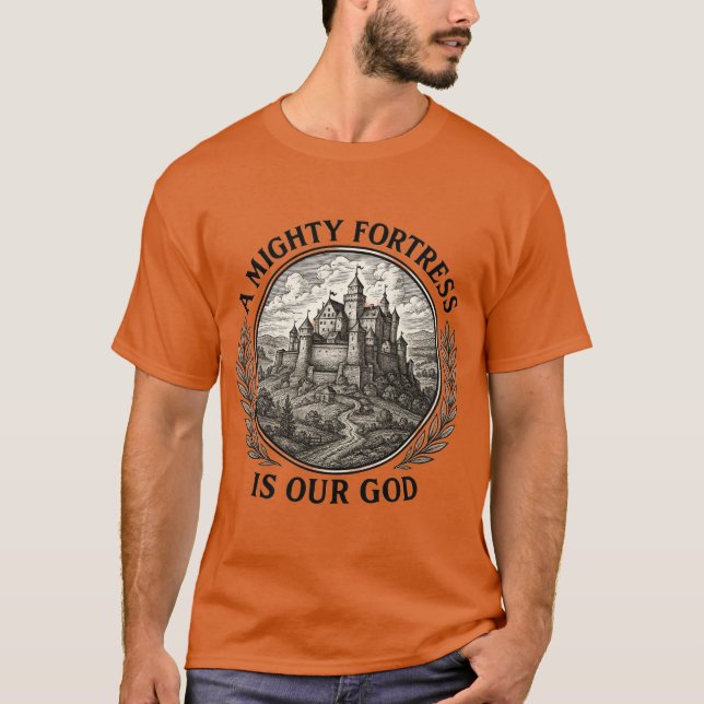T-Shirt Forteresse Puissante (Devant)
