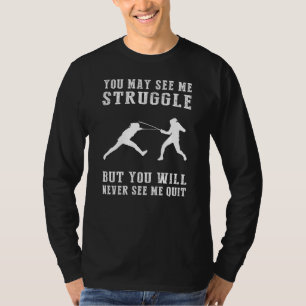 T-shirt Fortitude en escrime : Parcourir à travers les déf
