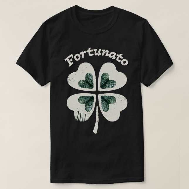 T-shirt Fortunato Emblem Distressed Conception Graphique F (Design devant)