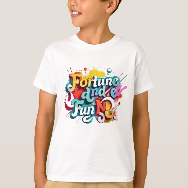 T-shirt "Fortune and Fun" (Devant)