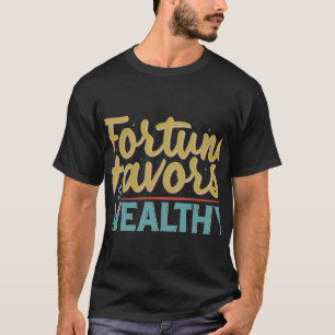 T-shirt Fortune privilégie les riches - Conception multico