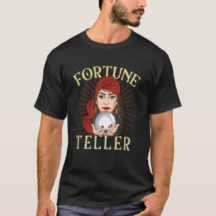 T-shirt Fortune Teller Gypsy Psycho Lecteur de Tarot Cryst