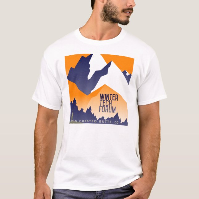 T-shirt Forum de technologie d'hiver (Devant)