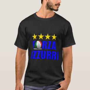 T-shirt Forza Azzurri 4 fois champions du monde de footbal