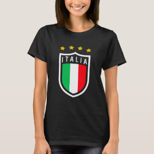 T-shirt Forza Azzurri Italia Jersey 2021 Funs de football