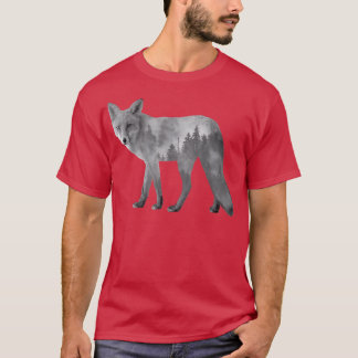 T-shirt Fosilhouette ennemie double exposition de la natur