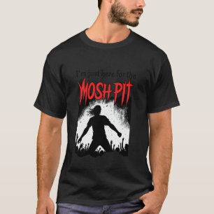 T-shirt Fosse de moshing - Cercle de moshing - Juste ici p