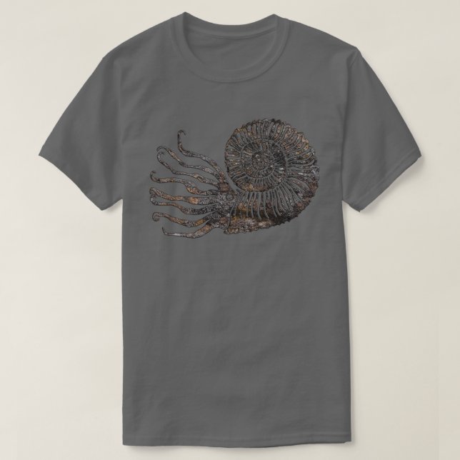 T-shirt Fossil Ammonite (Design devant)