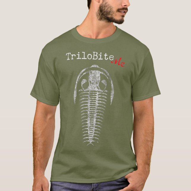 T-shirt Fossil Hunter TriloBite Me Paleontologist Funny (Devant)