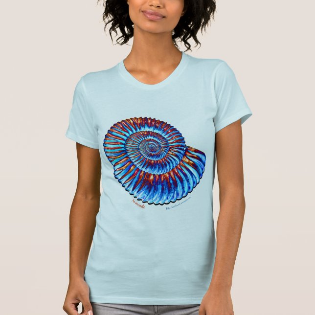 T-shirt Fossile d'ammonite (Devant)