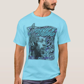 T-shirt Fossils Studio : Art de basketball rétro avec étoi