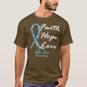 T-shirt Foster Care Sensibilisation Faith Hope Love In Thi