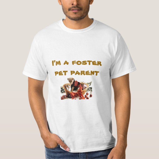 T-shirt Foster parent animal (Devant)