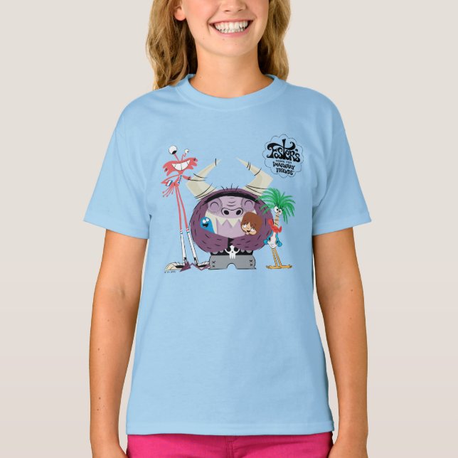 T-shirt Foster's Home for Imaginary Friends | Groupe Hug (Devant)