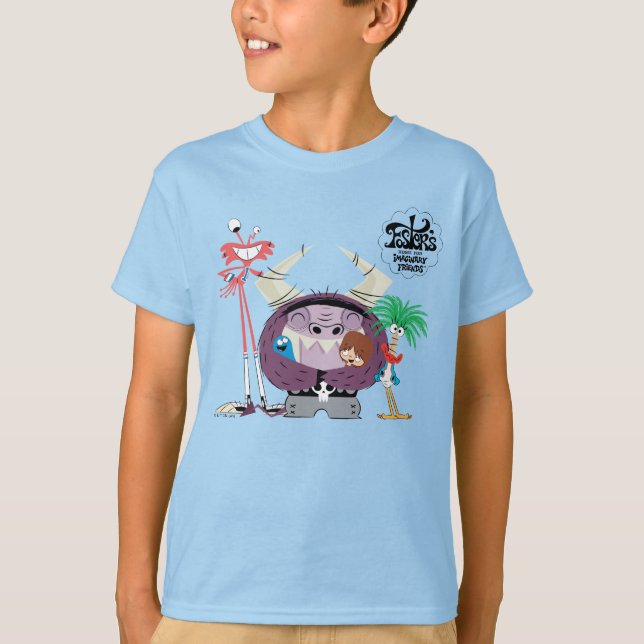 T-shirt Foster's Home for Imaginary Friends | Groupe Hug (Devant)
