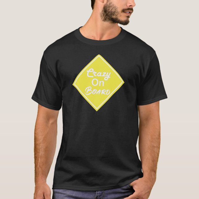 T-shirt Fou À Bord (Devant)