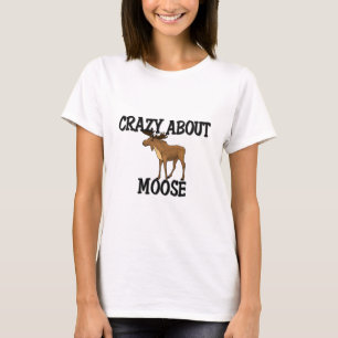 T-shirt Fou au sujet des orignaux