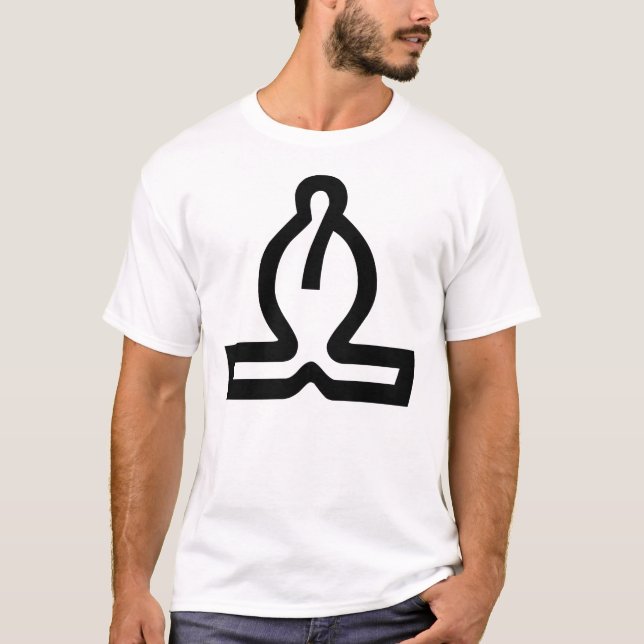 T-shirt Fou blanc (Devant)