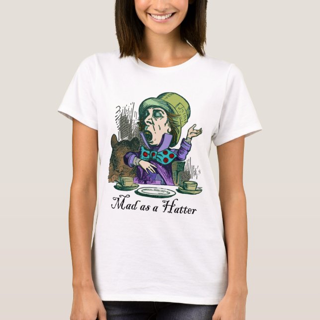T-shirt Fou comme un chapeau (Devant)