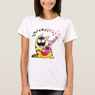 T-shirt fou de chat