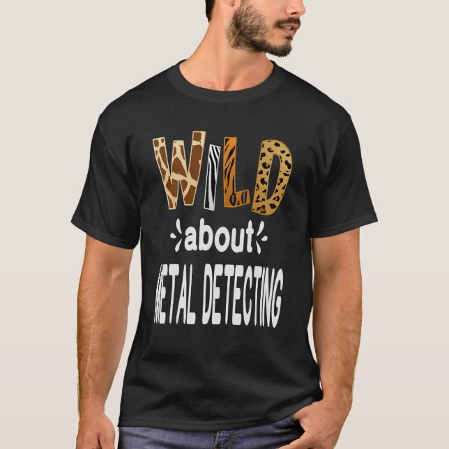 T-shirt Fou de détection de métaux (Devant)
