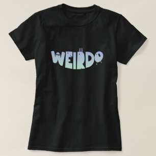 T-shirt Fou de Goth Pastel Créature Monstre Lettres Effray