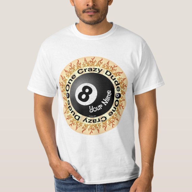 T-shirt Fou de huit américain (Devant)