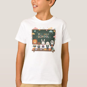 T-shirt Fou de l'école - Tee Animal Kids
