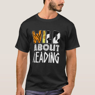 T-shirt Fou de lecture Motifs d'animaux