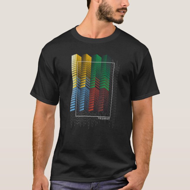 T-shirt Fou de l'ordinateur rétro programmeur de nerds Cod (Devant)