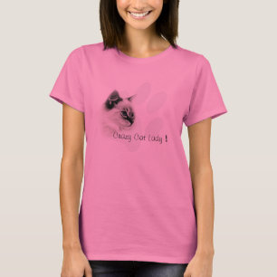 T-shirt fou de Madame de chat