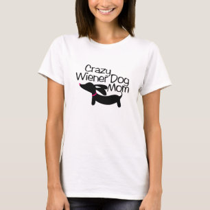 T-shirt fou de teckel de la maman de chien de