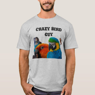 T-shirt fou de type d'oiseau