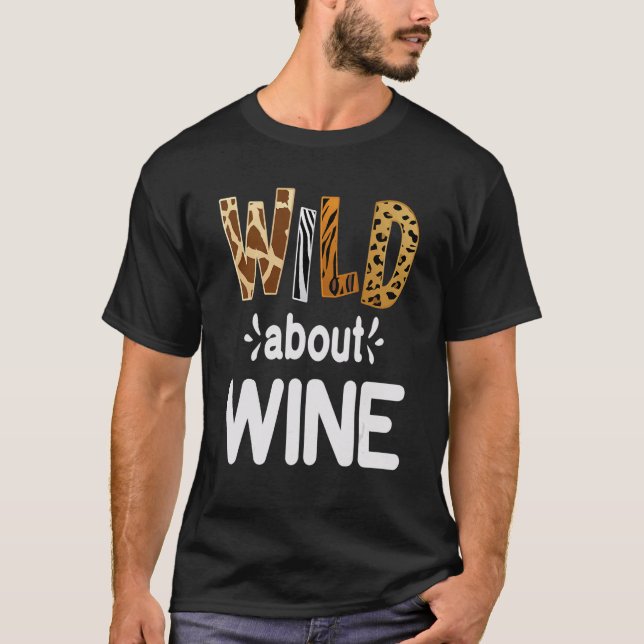 T-shirt Fou de vin  Consommation de vin   (Devant)