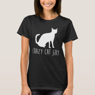 T-shirt Fou des chats Propriétaire Mot Mémo