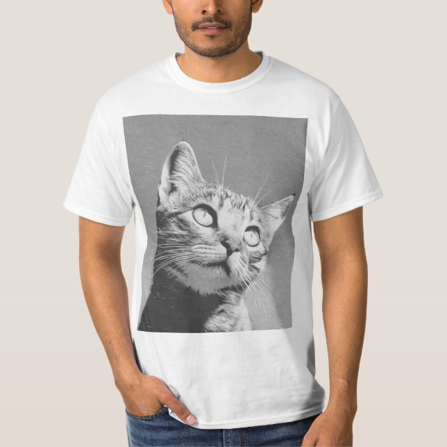 T-shirt Fou Et Adorable Kitty (Devant)