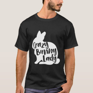T-shirt Fou Lapin Lady Chemise Drôle Lapin Amoureux
