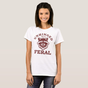 T-shirt Fou mais animal de compagnie Raton laveur Vintage