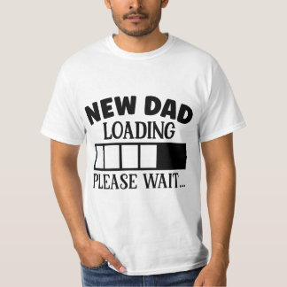 T-shirt Fou nouveau papa chargeant de l'art