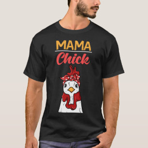 T-shirt Fou poule Lady Chicken Maman